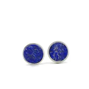Natürlich Lapislazuli Edelstein 925 Sterling Silber Manschettenknöpfe Für - Bild 1 von 7