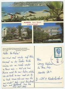 21023 - Yeni Motel - Alanya - Ansichtskarte, gelaufen 26.7.1984 - Imagen 1 de 1
