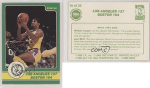 1984 Star Celtics Champs Magic Johnson #10 HOF