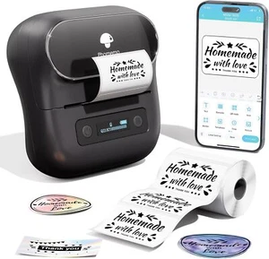 Phomemo Label Printer M220, Barcode Printer, Bluetooth Wireless Portable Printer - Picture 1 of 45