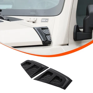 Glänzend Schwarz Haube Seite Trim Dekorative Abdeckung Für Ineos Grenadier 20-25 - Bild 1 von 12