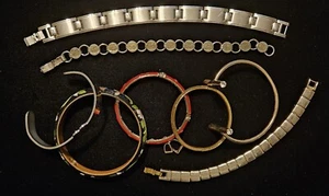 Lote de 8 pulseras de colección pequeñas a grandes sin marca 1 Sarah Cov. - Imagen 1 de 20