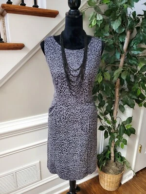 George Women's Gray Polyester Round Neck Sleeveless Knee Length Dress Size Large - Image 1 of 4