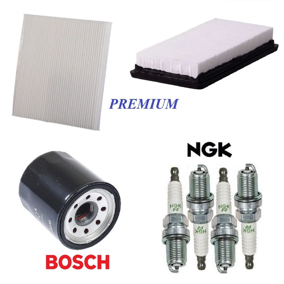 Kit de puesta a punto filtros de aceite cabina de aire bujías para Nissan Versa L4 1,6 L 2012-2019 Foto 1 de 1