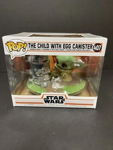 Funko POP Star Wars Baby Yoda The Mandalorian The Child With Egg Canister 407  - Picture 1 of 5