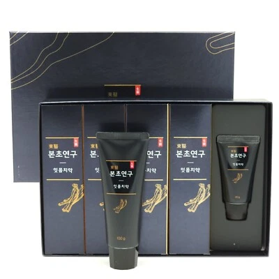 Amore Pacific Boncho Study Herbal Salty Gum Toothpaste 100g x 4ea + 40g K-Beauty - Image 1 of 4