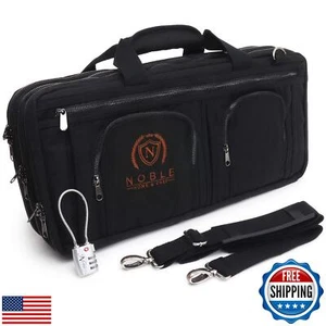 Kochmessertasche aus gewachstem Canvas hält 19 Messer plus Messerstahl Fleischerbeil und - Bild 1 von 5