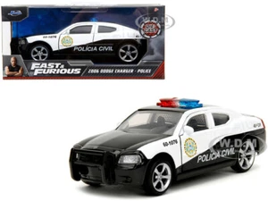 2006 DODGE CHARGER POLICE "FAST & FURIOUS" 1/32 DIECAST MODEL CAR BY JADA 33666 - Picture 1 of 1