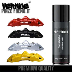 Vernice pinze freni Spray Ceramic 2k bicomponente lucida alta temperatura 400ml - Foto 1 di 17