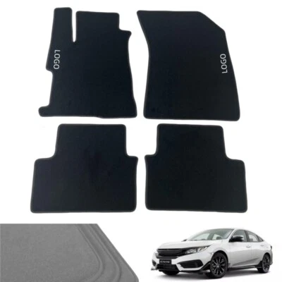 Alfombrillas de terciopelo originales aptas para Honda Civic 1995-2024 Foto 1 de 4