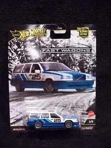 Hot Wheels Car Culture Fast Wagons Volvo 850 Estate Wagon Die Cast. - Picture 1 of 2