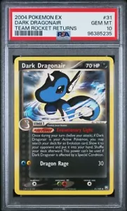 PSA 10 Gem Mint Pokemon Dark Dragonair 2004 EX Team Rocket Returns #31 Non Holo - Picture 1 of 2