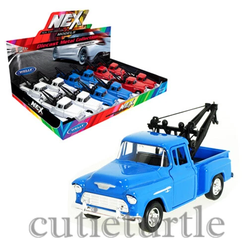 Welly 4.75" Chevrolet Stepside Tow Truck Diecast Display Model Toy Car 43765D - Image 1 of 1