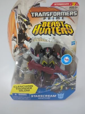Transformers Prime Beast Hunters Starscream Deluxe Class 2012 Package Separating - Image 1 of 4