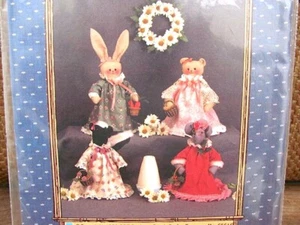 Animal Air Freshener Cover Sewing Pattern Ozark Crafts Country Pattern 719 Uncut - Picture 1 of 7