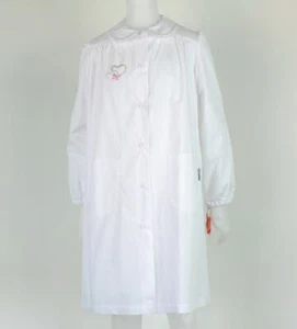 GIRL GIRL ELEMENTARY SCHOOL APRON JACKET JERSEY SIGGI - Picture 1 of 5