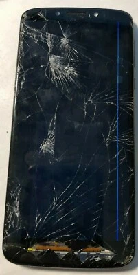 [BROKEN] Motorola MOTO E5 Play XT1921-1 (Verizon) Blue Smart Phone Repair Crack  - Image 1 of 2