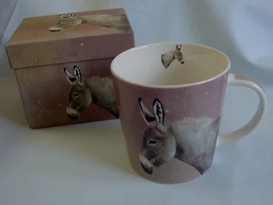 1 Porzellan Tassen ESEL 400 ml Becher Kaffeetassen PPD Tee Kaffee Tiere - Picture 1 of 6