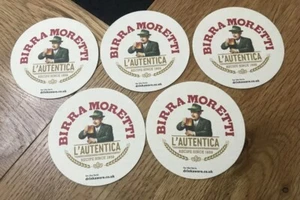 20 X BIRRA MORETTI BREWERY BEER MATS SOUS BOCK Brand New - Picture 1 of 2