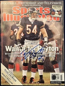 2007 Feb Sports Illustrated Brian Urlacher Signed Autograph Magazine NL COA BAS - Picture 1 of 2