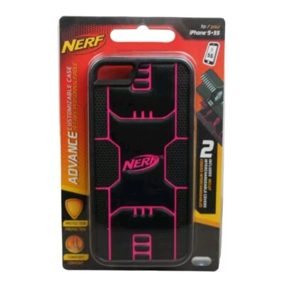 Y2K Cell Phone Case NERF Interchangeable Pink & Blue iPhone 5 5S - Brand New - Image 1 of 2