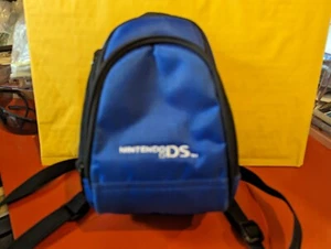 Nintendo DS Nylon Tragetasche Reisetasche blau mit Reißverschlüssen, Top Zustand - Bild 1 von 9