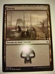 Mtg Magic: 25 x Swamp No. 345 Commander 2016 VF Fast Shipping and Tracking - Picture 1 of 1