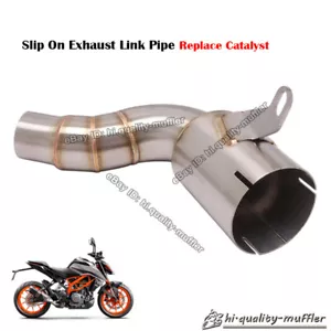 Exhaust Link Pipe Replace Catalyst Modified For Duke 390 250 RC390 2020-2023 - Picture 1 of 10