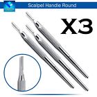 Surgical Scalpel Handle Blade Holder #3 With Round Pattern German Stainless X3