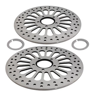 11.5" Front Brake Rotor Disk Set of 2 for Harley-Davidson for Dyna 2000-2005 - Bild 1 von 11