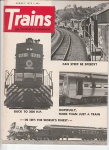 Revista Trains edición de agosto de 1970 - Imagen 1 de 1