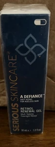 SERIOUS SKINCARE ~ A DEFIANCE RETINOL RENEWAL GEL ~ 1.0 OZ BOXED NIB - Picture 1 of 4