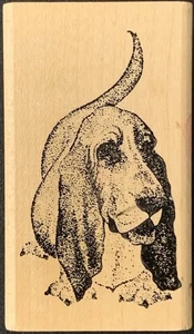 Rubber Stamps Of America Dog Basset Hound Rubber Stamp - Picture 1 of 3