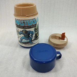 Thermos vintage 1983 Aladdin He-Man MOTU Masters Universe plastica solo per lunchbox  - Foto 1 di 14