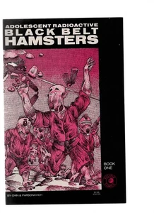 Adolescent Radioactive Black Belt Hamsters #1 1986 Eclipse 2nd Print  VG/Fine" - Picture 1 of 1