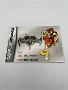 Kingdom Hearts Chain Of Memories GameBoy Advance GBA solo manual - Imagen 1 de 2