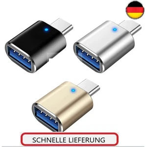 USB-C 3.1 zu USB-A 3.0 OTG Adapter: Stecker Konverter von Typ C auf A - Bild 1 von 9