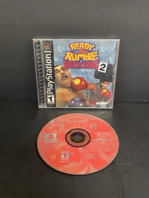 Juego PS1 Playstation 1 LISTO PARA RUMBLE BOXEO RONDA 2 Completo con Tarjeta de Reg Manual Foto 1 de 3