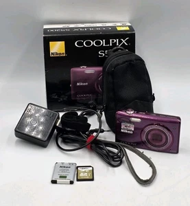 Cámara digital óptica WiFi Nikon COOLPIX S5200 16,0 MP 6x raspado en pantalla ~  - Imagen 1 de 24