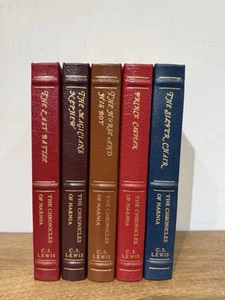 Easton Press CHRONICLES OF NARNIA C S Lewis 5 volumes - Picture 1 of 18