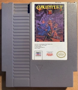 NES ~ GAUNTLET 2 ~ II - Nintendo Game 3 Screw NES-2U-USA Game Cart Only NTSC - Picture 1 of 12