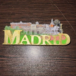 Imán Refrigerador Recuerdo Madrid España - Usado - Imagen 1 de 3