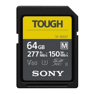 SONY SDXC Memory Card 64GB SF-M64T Class10 UHS-II Compatible Tough Specification - Picture 1 of 9