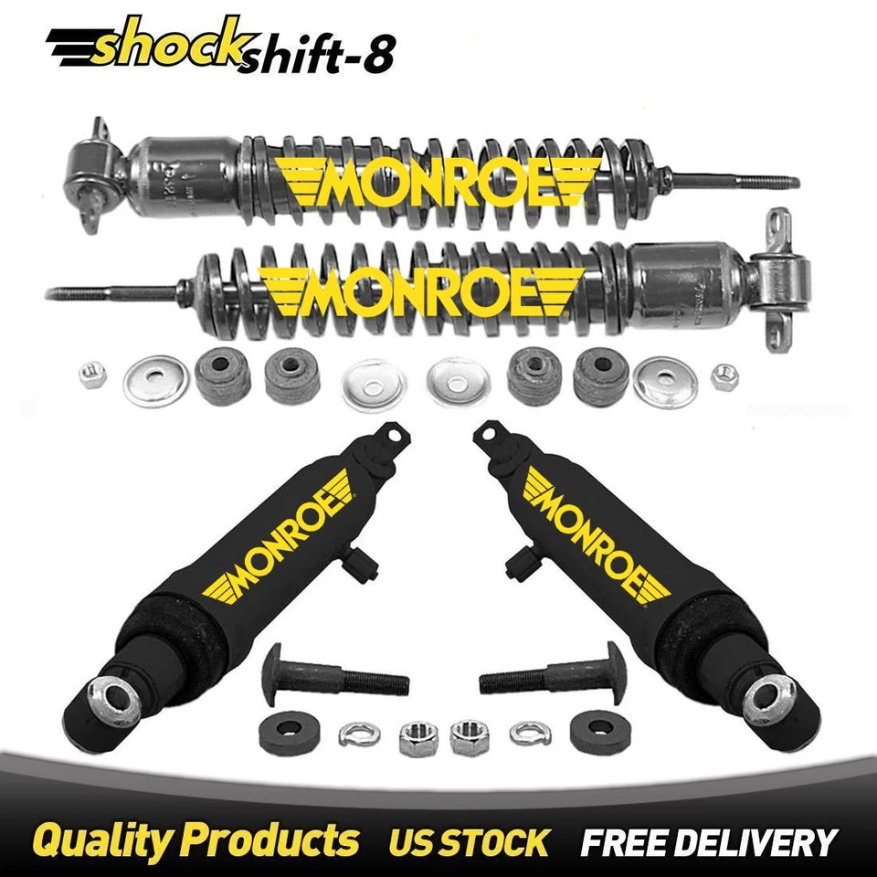 Front + Rear Shock Absorber for Oldsmobile Cutlass Supreme 5.0L 1978-1980 82-87 - Image 1 of 1