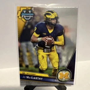 2023 Bowman U Chrome JJ MCCARTHY Base MICHIGAN WOLVERINES #124 - Bild 1 von 2