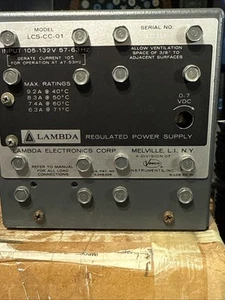 Lambda LCS-CC-01 Geregeltes Netzteil 105-132VAC 57-63Hz 0-7VDC. (NEU unbenutzt) - Bild 1 von 6