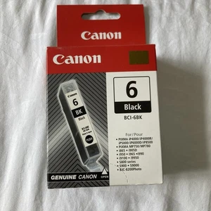 Genuine Canon Ink Tank Cartridge 6 Black BCI-6BK - Zdjęcie 1 z 7