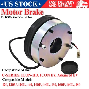 Fit ICON Golf Cart 4 Bolt Motor Brakes ICON-HD ICON EV Advanced EV I20L I40L I60 - Imagen 1 de 15