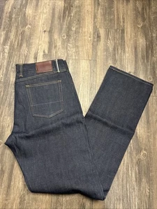 Gustin Pants Mens 280 Blue Jeans 1 Straight Leg Button Fly Adult 36" Inseam - Picture 1 of 8
