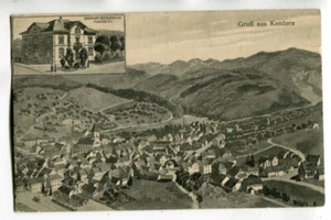 AK Kandern,Bahnhof Restauration,bei Schliengen,Lörrach um 1910 - Bild 1 von 2